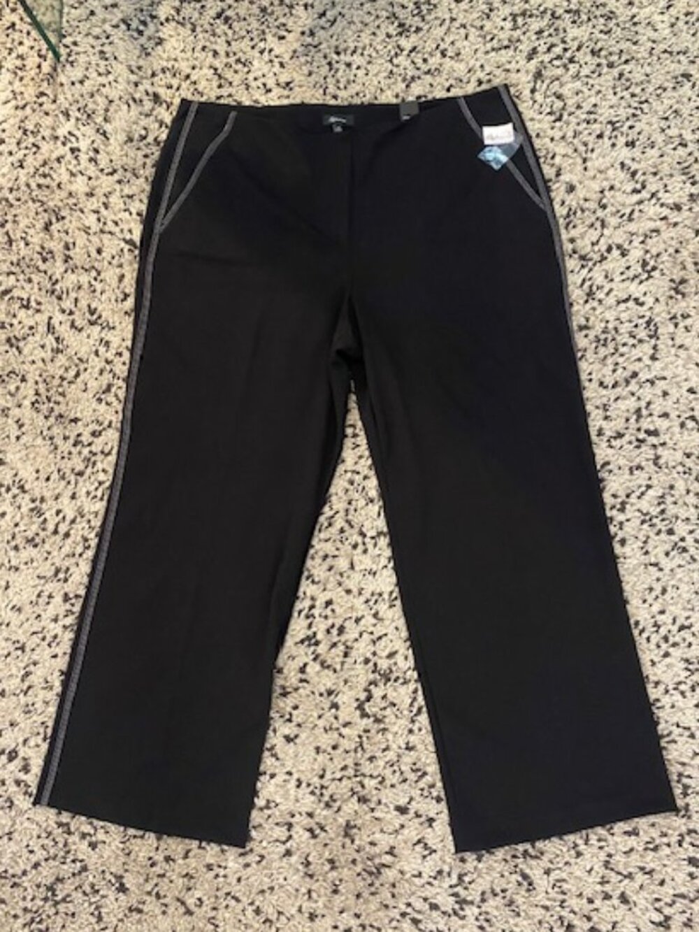 Reitmans Black Dress Pants Size 22 NWT Wide leg